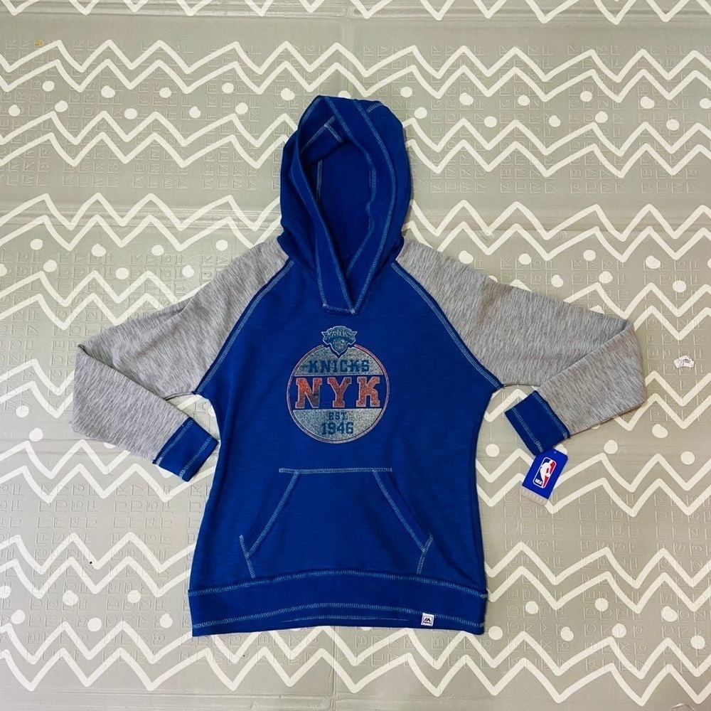 Vintage retro Knicks sweater fleece jacket